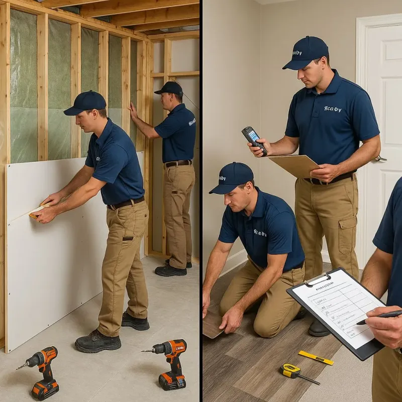 Repairs and Reconstruction process in South Weber, UT